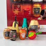 Abtey Royal Des Lys Liqueur Chocolate Advent Calendar from France with premium dark chocolates filled with classic liqueur flavours | Gingerbread World European Christmas