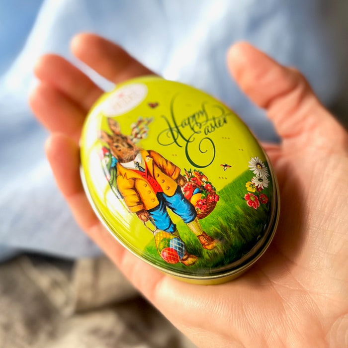 Confiserie Heidel "Nostalgia" Oval Easter Tin with Chocolates