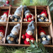 Gingerbread World Scandinavian Tomte Gnome Children Hanging ornaments set of 10