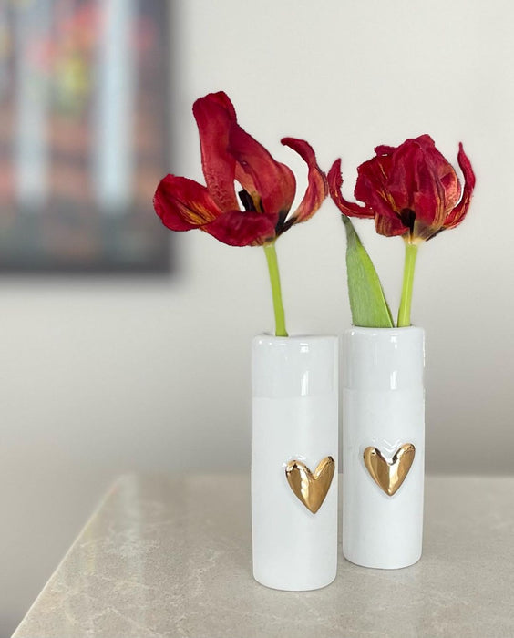 Gingerbread World European Market - Rader Design Stories Mini Love Vase Set of 2 14277