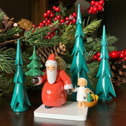 Gingerbread World Wendt and Kuehn Canada - Santa Claus with Tree and Angel WK5301-7