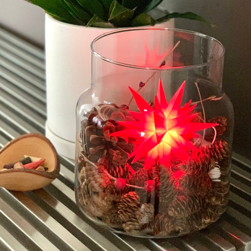 Herrnhuter Moravian Star, Small Star - Red