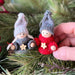 Gingerbread World Scandinavian Tomte Gnome Children Hanging ornaments set of 10