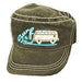 Vintage VW T1 Bus inspired military style cap